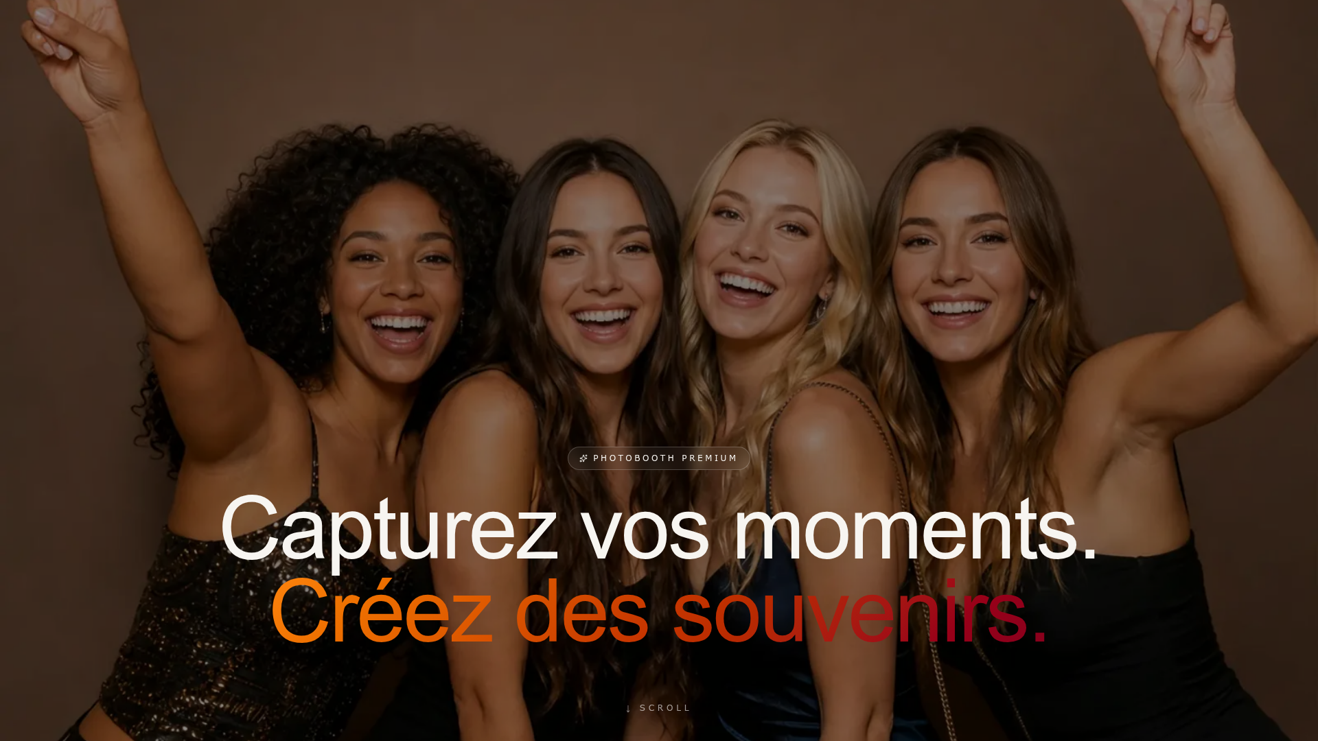 Site web créé pour Le Coin de Jubou - Photobooth / Événementiel
